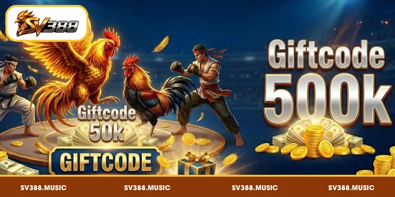 Giftcode SV388 hấp dẫn từ 50K đến 500K